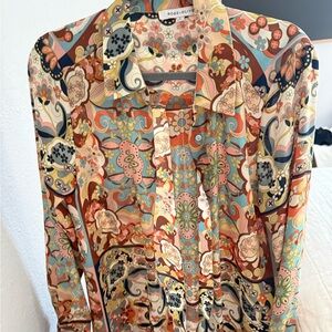 Rose & Olive Multicolor Floral Blouse